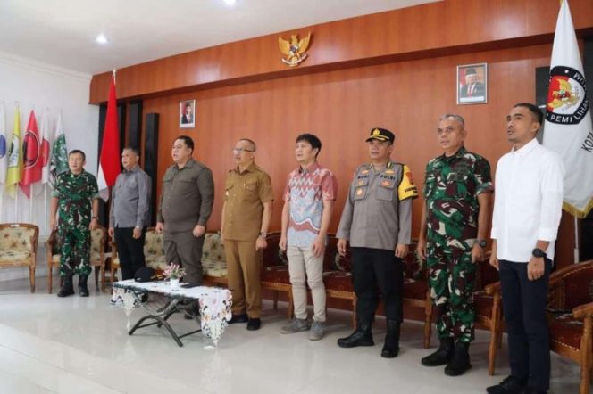 Pj. Wali Kota Asripan Nani Terima Kunjungan KPU dan Forkopimda Sulut