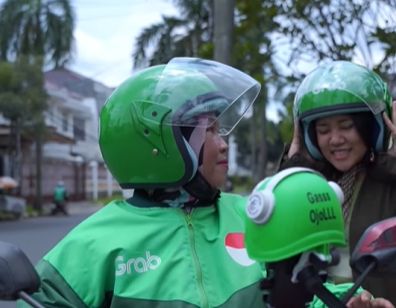 THR untuk driver ojek online. (instagram.com/grabid)