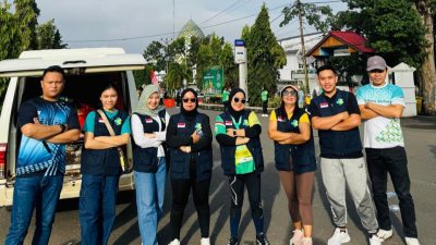 Dukung Gaya Hidup Sehat, RSUD Kotamobagu Siagakan Tim P3K di Kotamobagu Fun Race 2025