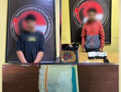 Baru Sepekan Menjabat, Kasat Narkoba Polres Bolmong Berhasil Ungkap Kasus Sabu 13,22 Gram