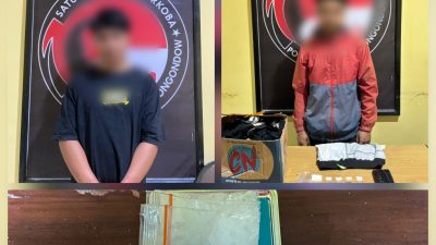 Baru Sepekan Menjabat, Kasat Narkoba Polres Bolmong Berhasil Ungkap Kasus Sabu 13,22 Gram