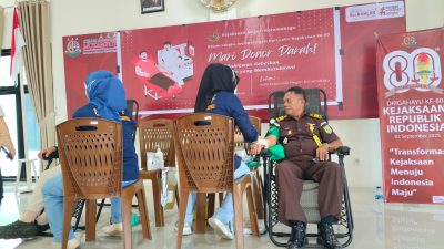 RSUD Kotamobagu dan Kejaksaan Negeri Gelar Donor Darah: “Setetes Darah Kita, Nyawa Bagi Sesama”