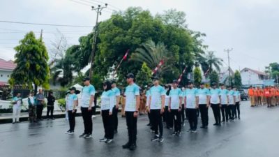 Semarak HUT ke-80 RI: RSUD Kotamobagu Tampil Kompak di Kegiatan Gerak Jalan