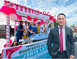 RSUD Kotamobagu Meriahkan Pawai Pembangunan HUT ke-80 RI, Tampilkan Visi sebagai Rumah Sakit Rujukan Regional