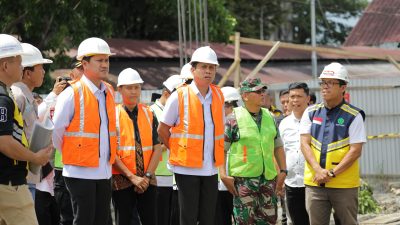 Wali Kota dan Wawali Tinjau Pembangunan Labkesmas dan Alun-alun Paloko Kinalang