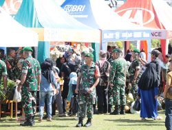 Meriahkan HUT TNI ke-80, Kodim 1303/Bolmong Gelar Baksos dan Bazar Murah