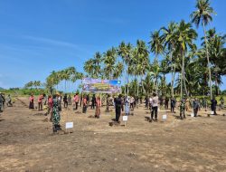Warnai HUT ke-80 TNI, Kodim 1303 Bolmong Gelar Penanaman Mangrove Serentak Bersama Masyarakat