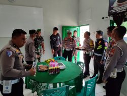 TNI–Polri Kompak! Polres Kotamobagu Beri Surprise HUT TNI ke-80 di Kipan C Yonif 713/Satya Tama