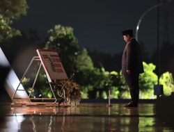 Presiden Prabowo Pimpin Renungan Suci di TMP Kalibata