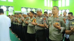 Polres Kotamobagu Gelar Sholat Gaib Untuk Korban Bencana Alam Aceh, Sumatera dan Erupsi Semeru
