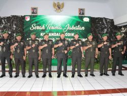 Danrem 131/Santiago Pimpin Sertijab Dandim 1303/Bolmong, Letkol Inf Manashe Lomo Resmi Gantikan Letkol Inf Fahmil Harris