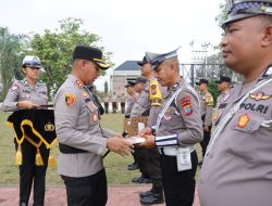 Kapolres Kotamobagu Pimpin Langsung Korps Raport Kenaikan Pangkat dan Reward Personel
