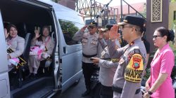 Kapolres Kotamobagu Pimpin Langsung Pelepasan Wisuda Purna Bakti Personel