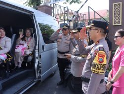 Kapolres Kotamobagu Pimpin Langsung Pelepasan Wisuda Purna Bakti Personel