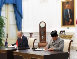 Prabowo dan PM Australia Teken Traktat Keamanan Bersama