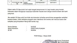 Pengumuman Tentang Sertipikat Hilang