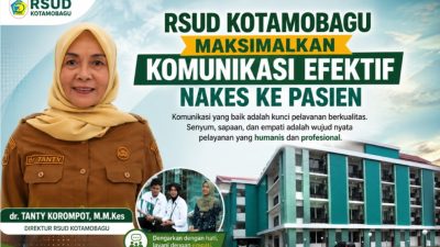 Senyum, Sapa, dan Empati Harus Menjadi Identitas Pelayanan, RSUD Kotamobagu Minta Nakes Terapkan Komunikasi Efektif