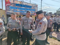 Wakapolres Kotamobagu Pimpin Gaktiplin, Periksa Senpi hingga Judi Online Cegah Pelanggaran Disiplin