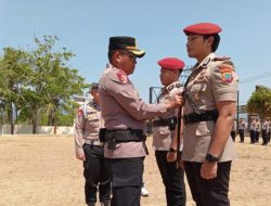 Kapolres Abdul Kholik Pimpin Pergantian Tongkat Komando Sat Reskrim Polres Kotamobagu