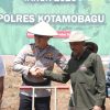 Tanam Jagung Serentak di Passi Satu, Polres Kotamobagu Dorong Swasembada Pangan 2026